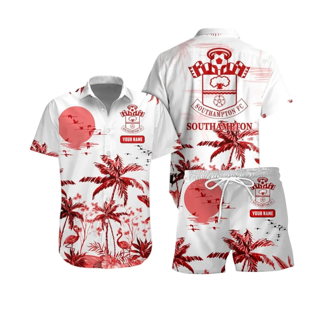 Southampton Hawaiian Shirt Set For Men, All Over Print Hawaiian Shirt Set Southampton EPL0204212518