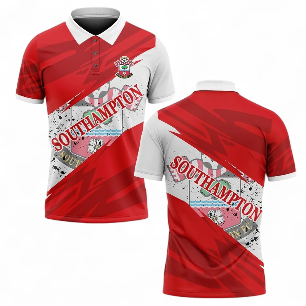 Southampton Polo Shirt, All Over Print Polo Shirt Southampton EPL2104232524