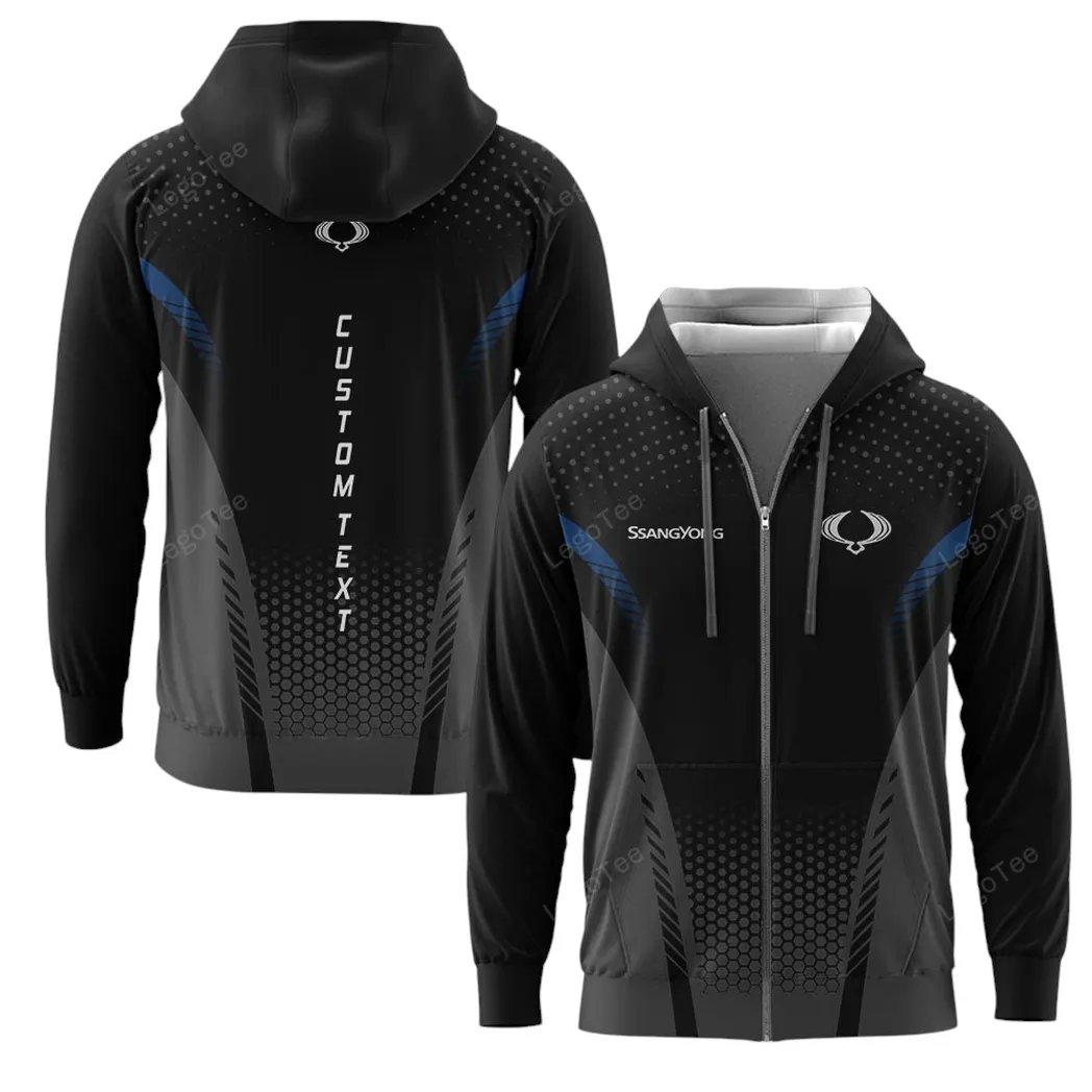 SsangYong Motor Zipper Hoodie, Gift For SsangYong Motor Lovers, Gift For Him, Husband, Boyfriend CAR10803122570