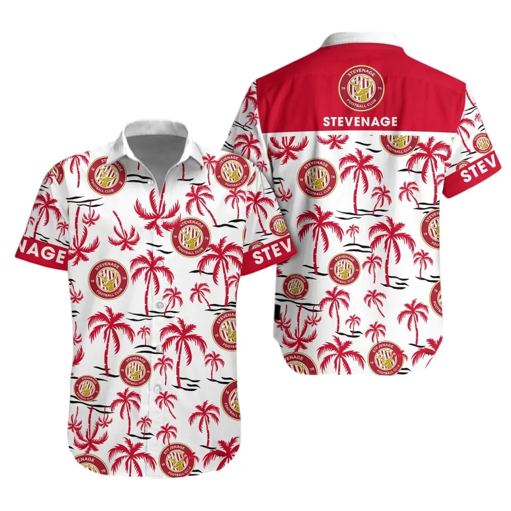 Stevenage Football Club Hawaiian Shirt For Men, All Over Print Hawaiian Shirt Stevenage Football Club EPL1204212511