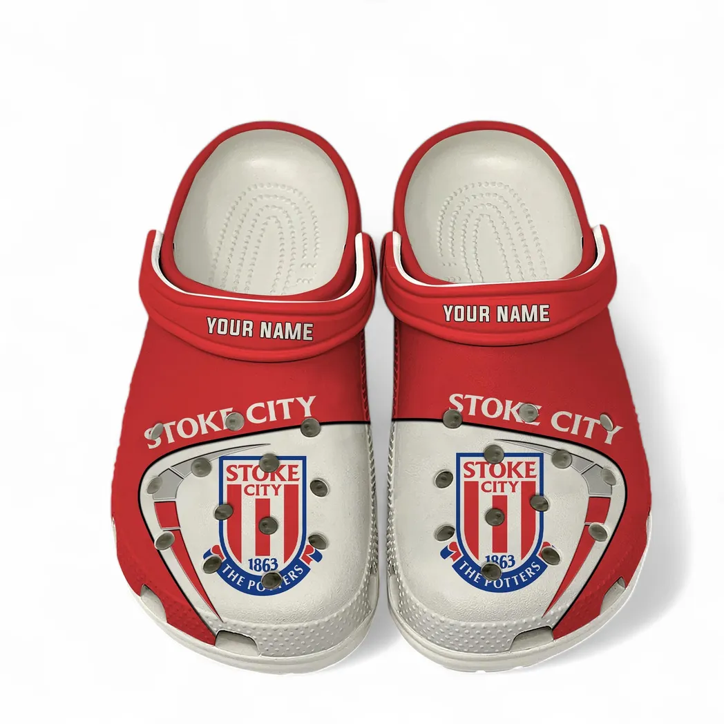 Stoke City Crocs, All Over Print Crocs Stoke City EPL1904232513