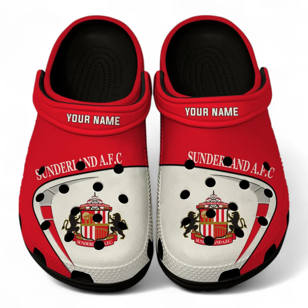 Sunderland Crocs, All Over Print Crocs Sunderland EPL1904232532