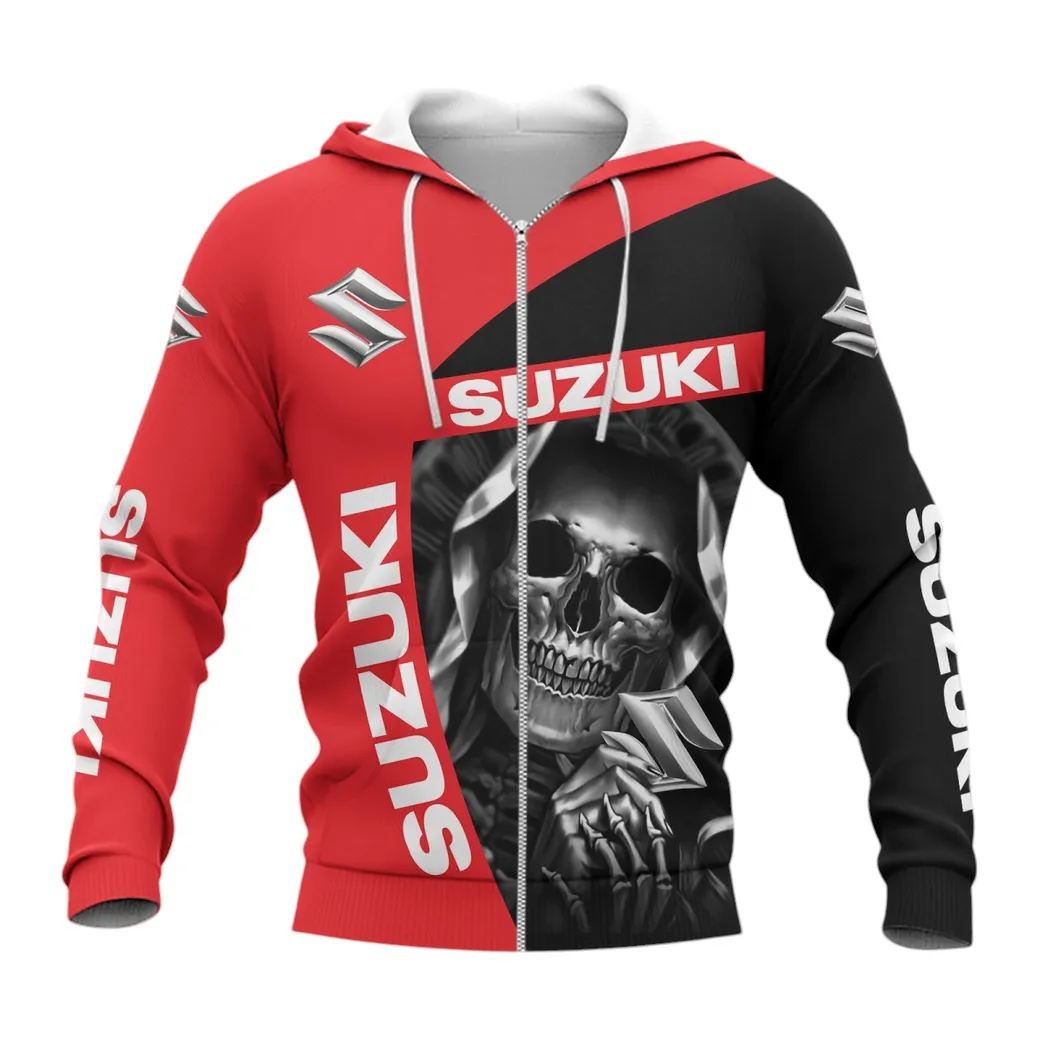 Suzuki Zipper Hoodie, Gift For Suzuki Lovers, Gift For Him, Husband, Boyfriend CAR6702212514