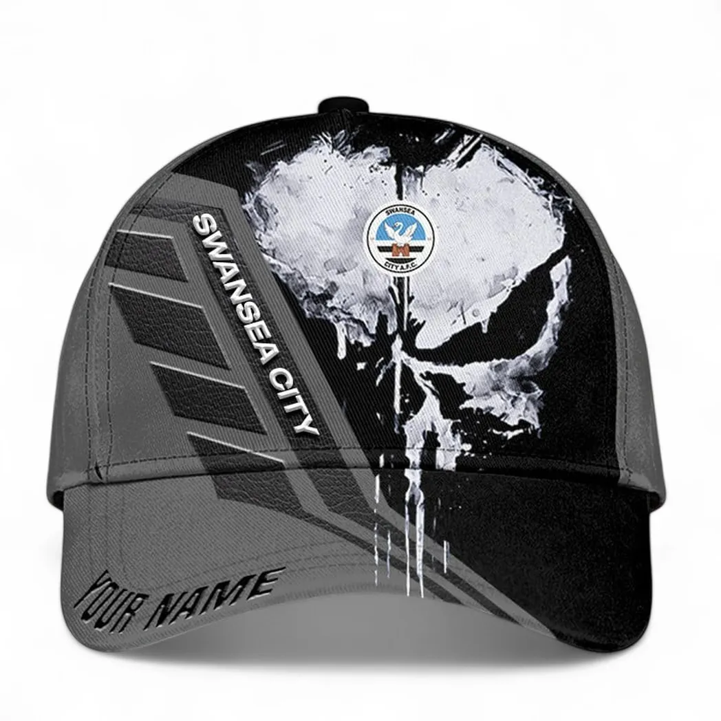 Swansea City Baseball Cap, All Over Print Cap Swansea City EPL1404222532