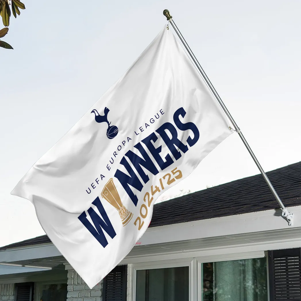 Tottenham Hotspur 3D House Flags UEFA Europa League Champion 2025 EPL82052225897