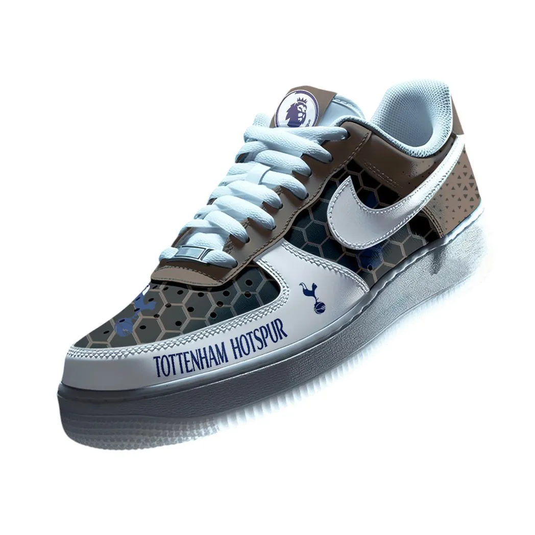 Tottenham Hotspur EPL Air Low-Top Sneakers SPO2020004, Gift For Fan Tottenham Hotspur - Brown