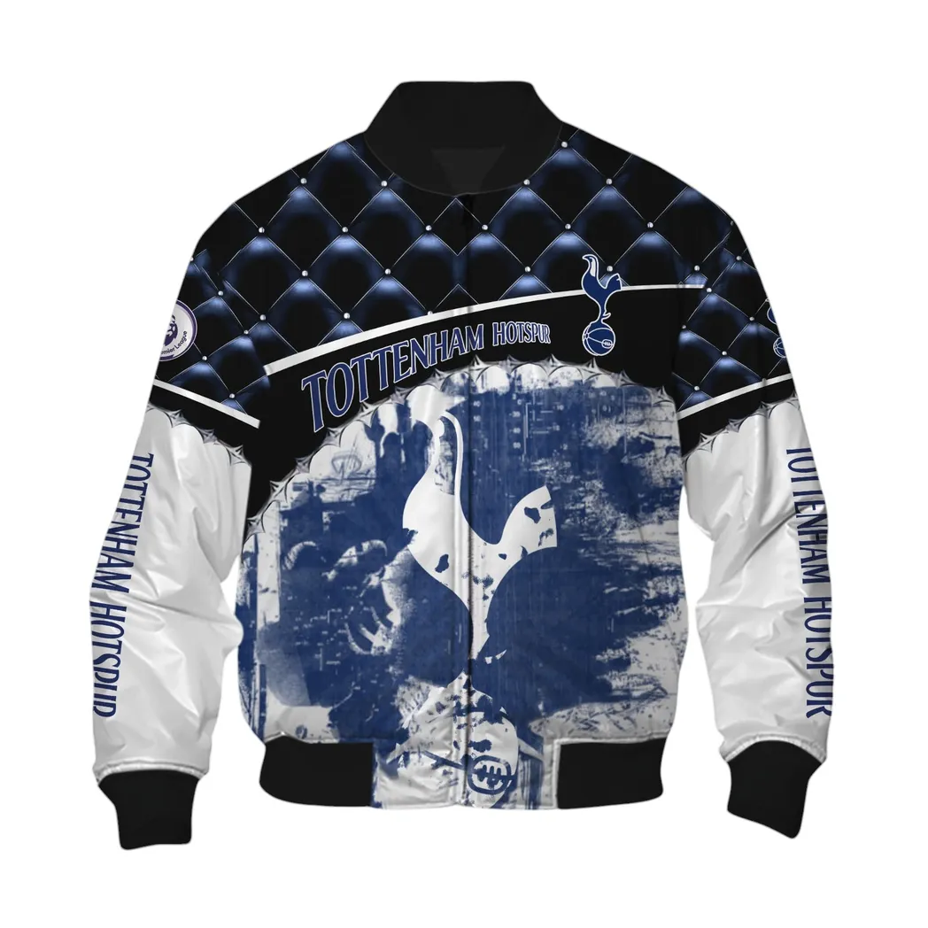 Tottenham Hotspur EPL Bomber Jacket SPO1319010-6, Gift For Fan Tottenham Hotspur-Bomber Jacket