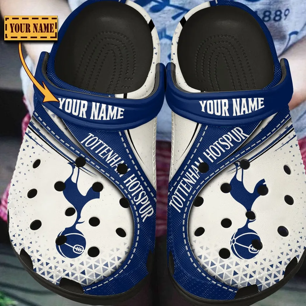 Tottenham Hotspur EPL Crocs SPO2120012, Gift For Fan Tottenham Hotspur - Black