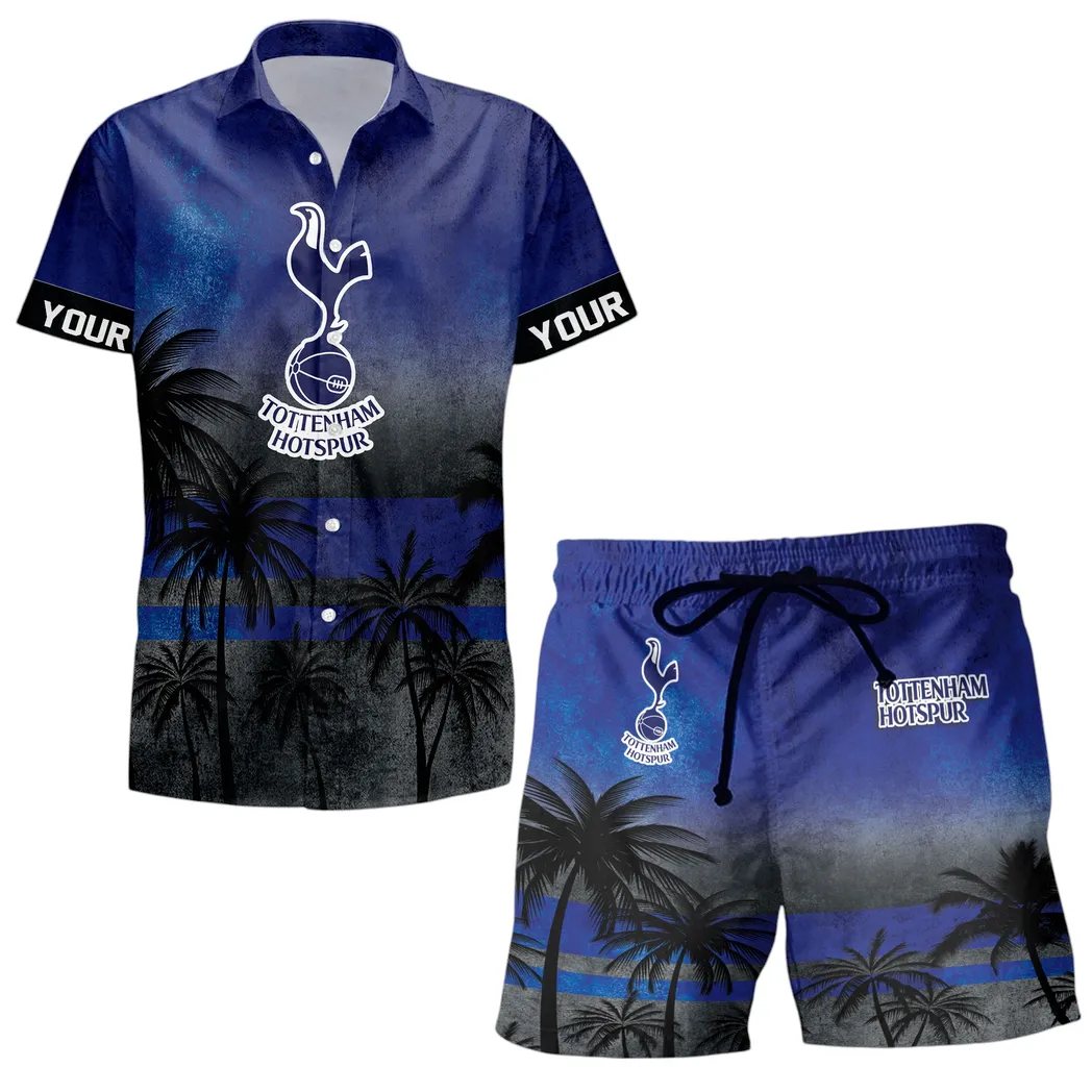Tottenham Hotspur EPL Custom Hawaiian Shirt Set SPO0603003, Gift For Fan Tottenham Hotspur