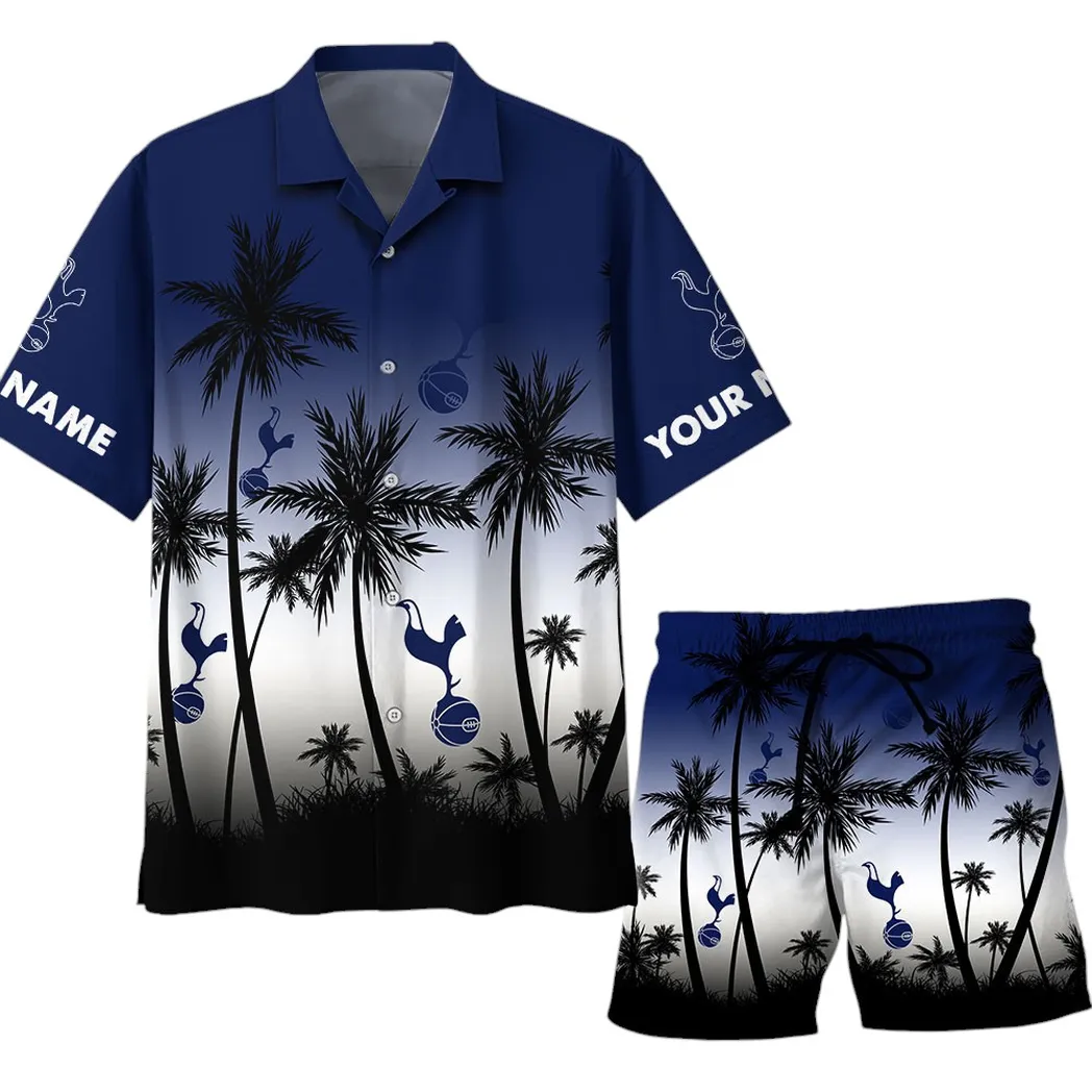 Tottenham Hotspur EPL Custom Hawaiian Shirt Set SPO0603009, Gift For Fan Tottenham Hotspur
