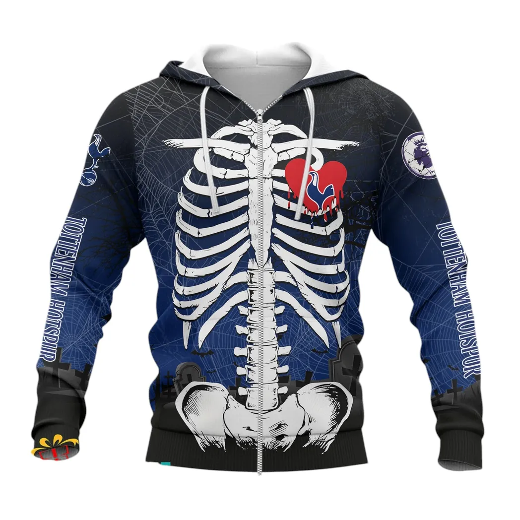 Tottenham Hotspur  EPL Zipper Hoodie SPO2119010, Gift For Fan Tottenham Hotspur -Zipper Hoodie