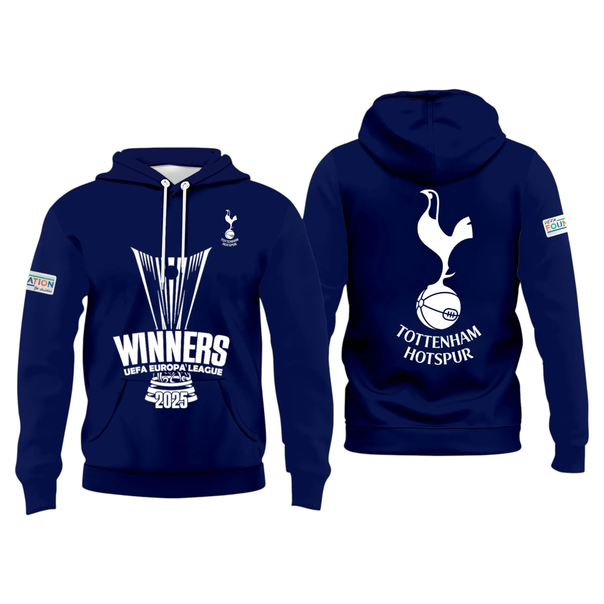 Tottenham Hotspur Hoodie Champions UEFA Europa 2025 EPL81052225446
