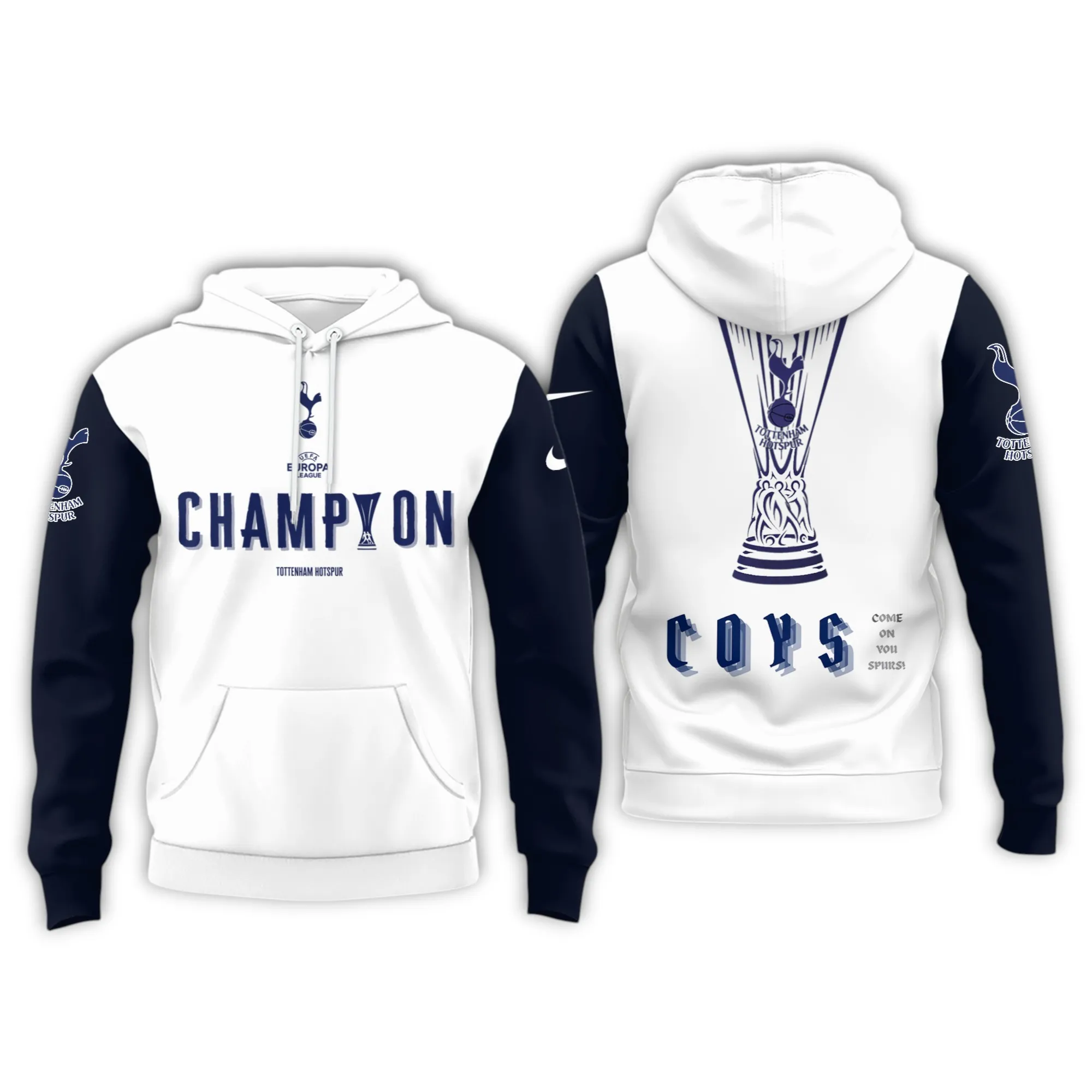 Tottenham Hotspur Hoodie Champions UEFA Europa 2025 EPL81052225447