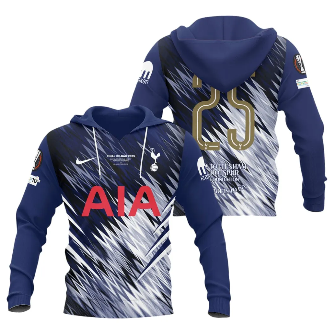 Tottenham Hotspur Hoodie UEFA Europa League Champion 2025 EPL82052225338