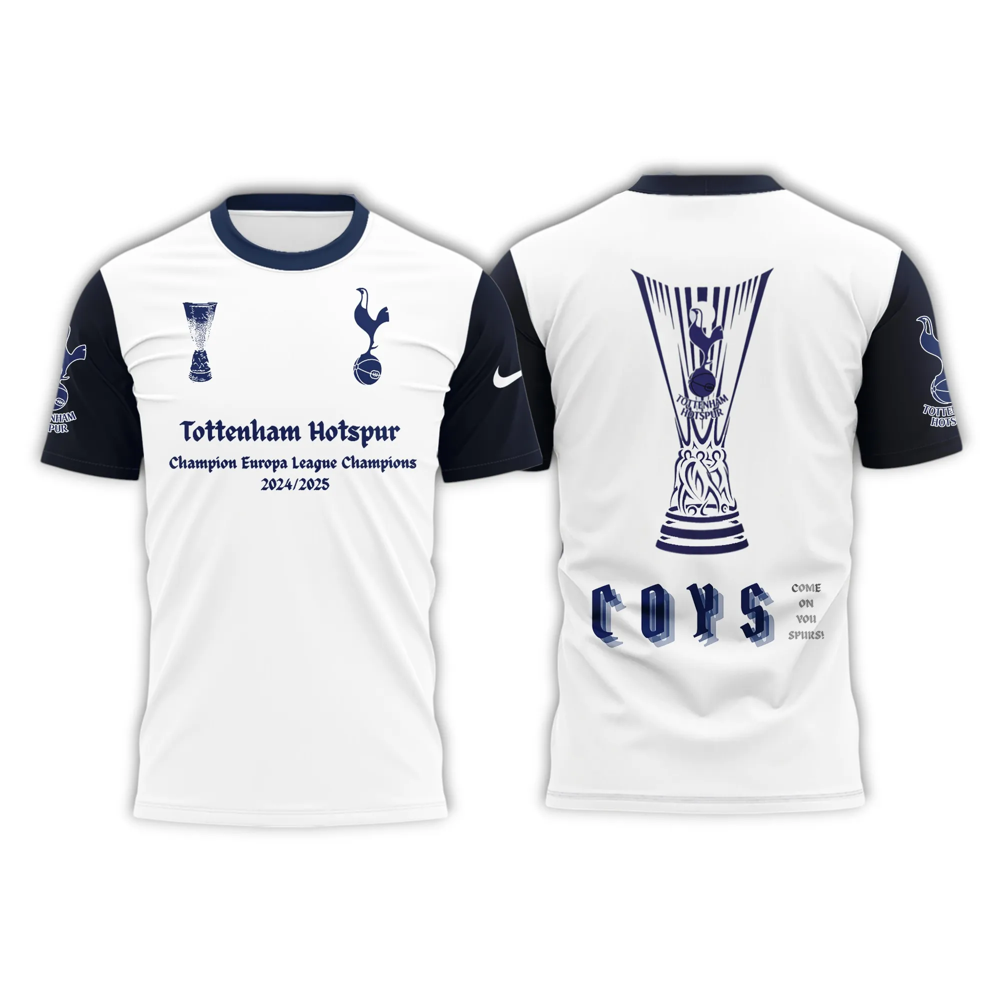 Tottenham Hotspur T-Shirt Champions UEFA Europa 2025 EPL81052225444