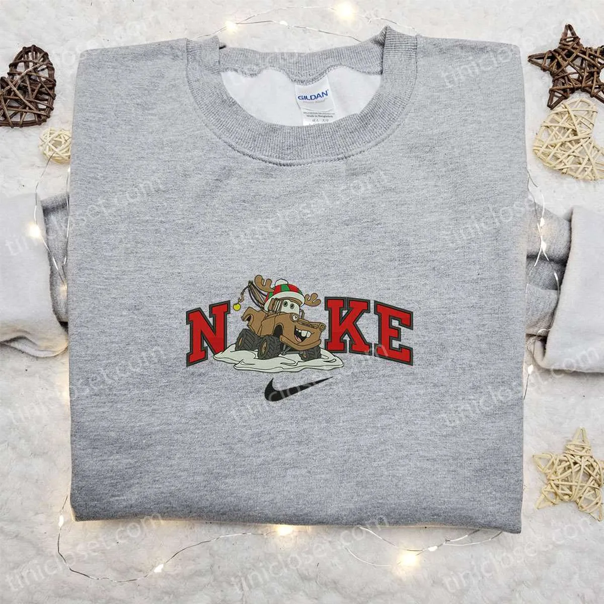 tow-mater-reindeer-xmas-x-nike-embroidered-sweatshirt-pixar-cars-disney-plus-embroidered-shirt-best-gift-ideas-for-all-occasions-eksga.webp