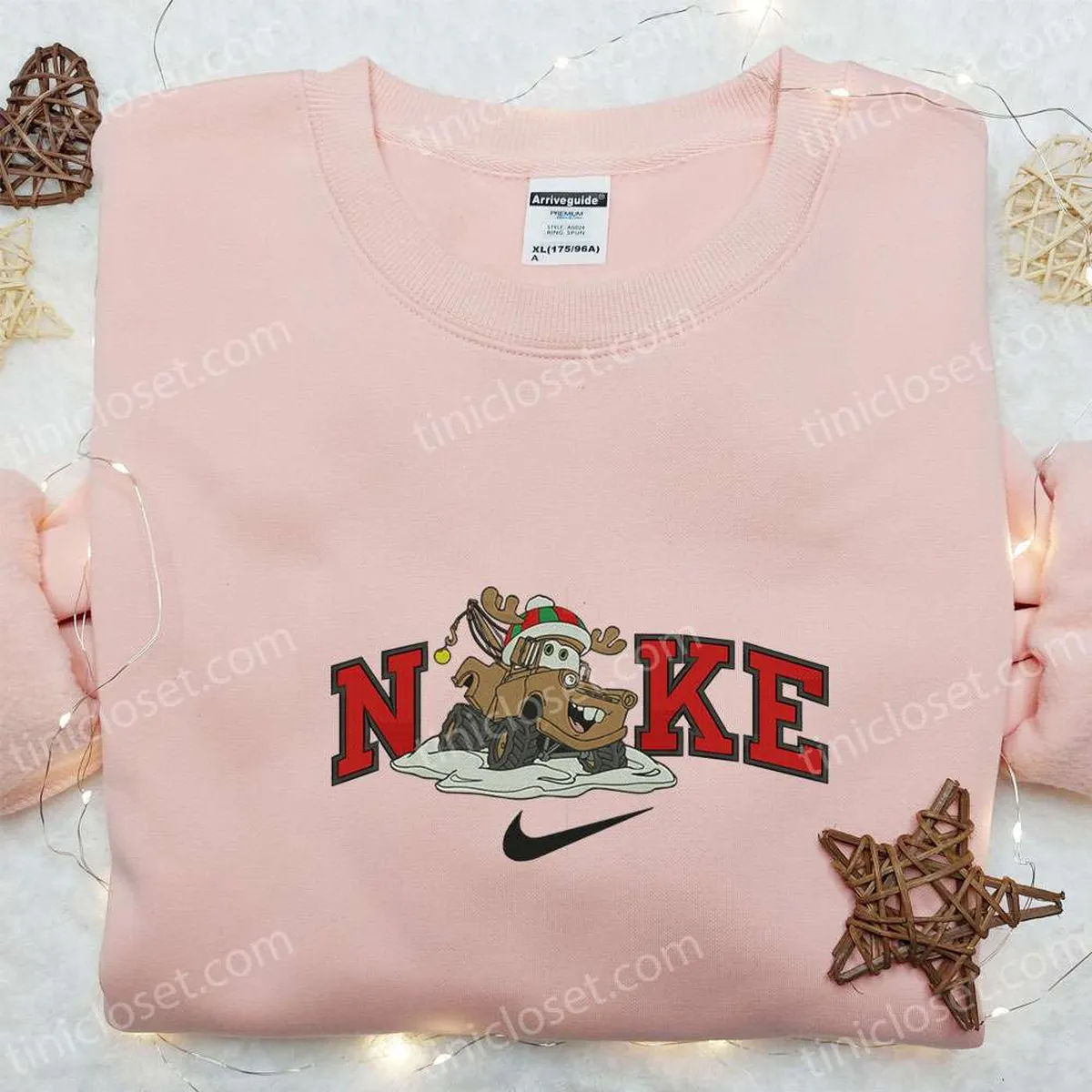 tow-mater-reindeer-xmas-x-nike-embroidered-sweatshirt-pixar-cars-disney-plus-embroidered-shirt-best-gift-ideas-for-all-occasions-qelet.webp