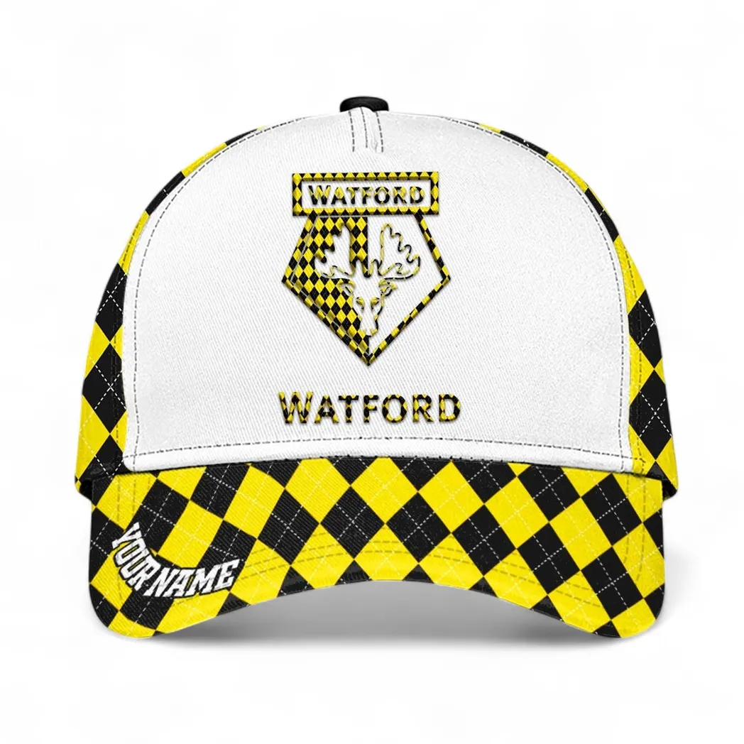 Watford Baseball Cap, All Over Print Cap Watford EPL1504222518