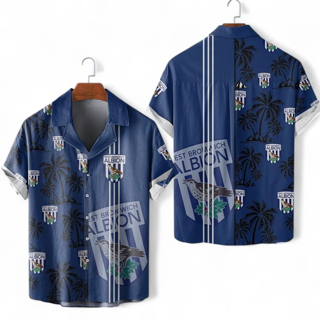 West Bromwich Albion Hawaiian Shirt For Men, All Over Print Hawaiian Shirt West Bromwich Albion EPL1804232534