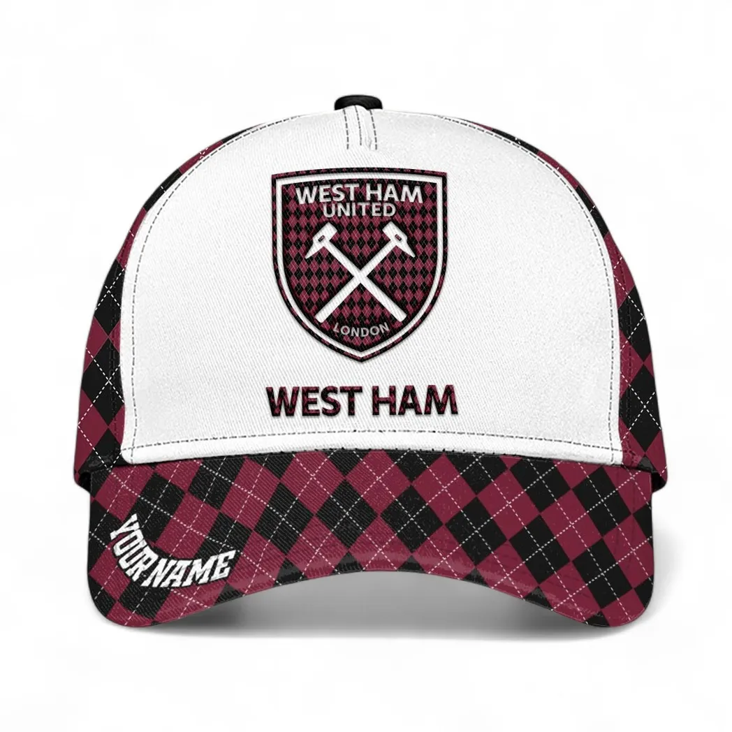 West Ham United Baseball Cap, All Over Print Cap West Ham United EPL1504222519