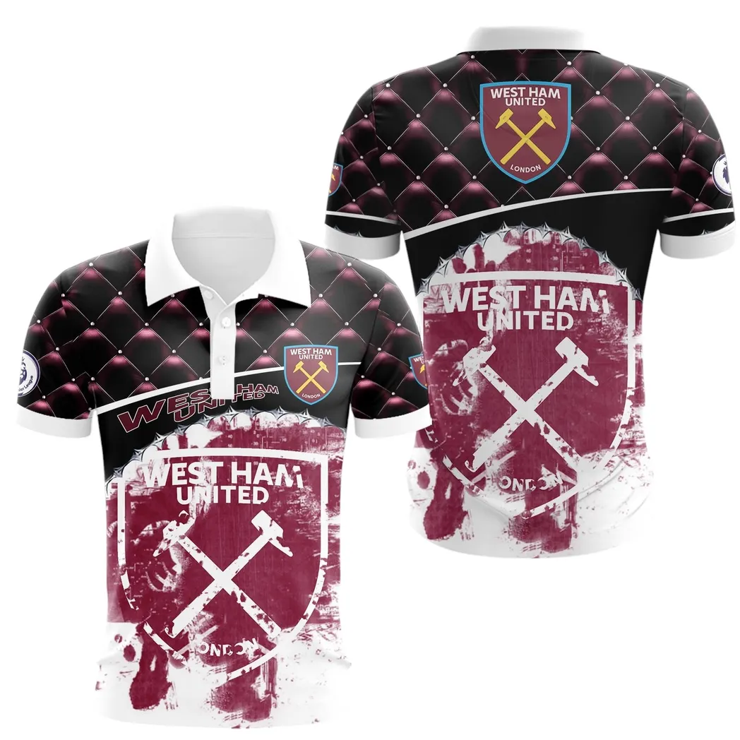 West Ham United EPL Polo Shirt SPO1319011-3, Gift For Fan West Ham United-Polo Shirt