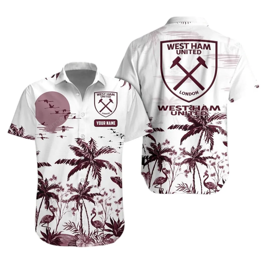 West Ham United Hawaiian Shirt For Men, All Over Print Hawaiian Shirt West Ham United EPL0204212514
