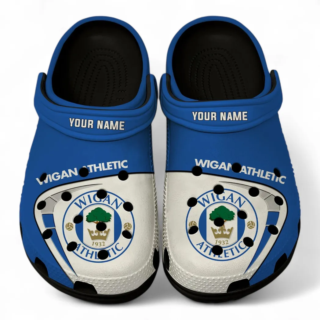 Wigan Athletic Crocs, All Over Print Crocs Wigan Athletic EPL1904232517