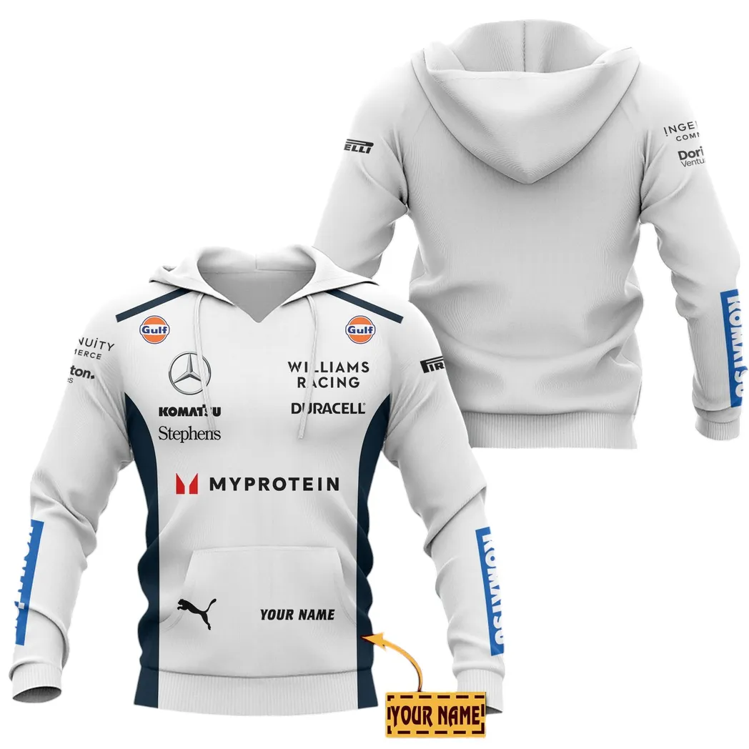 Williams Racing Hoodie, All Over Print Hoodie Williams Racing CAR41304142509