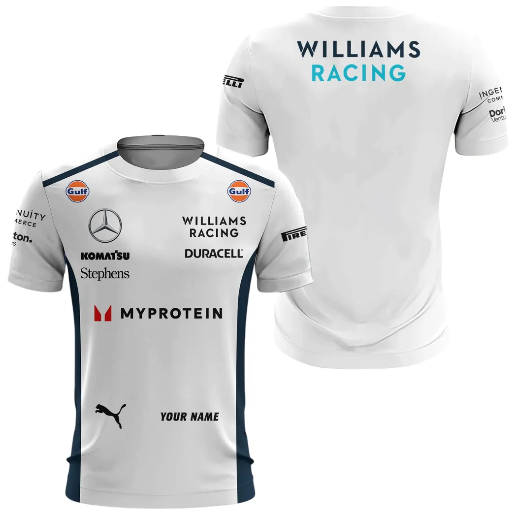 Williams Racing T-Shirt, All Over Print T-Shirt Williams Racing CAR41304142509