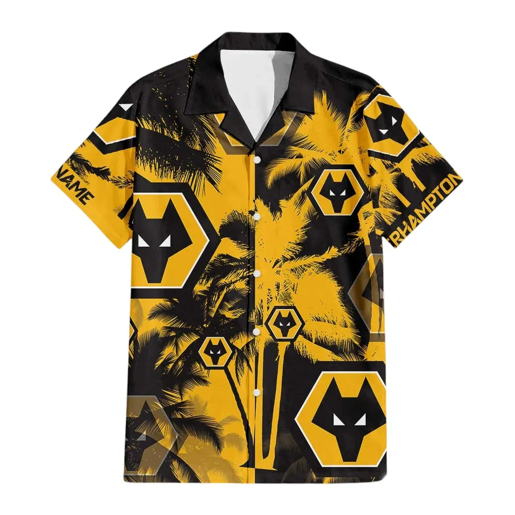 Wolverhampton Wanderers EPL Hawaiian Shirt SPO0318030, Gift For Fan Wolverhampton Wanderers