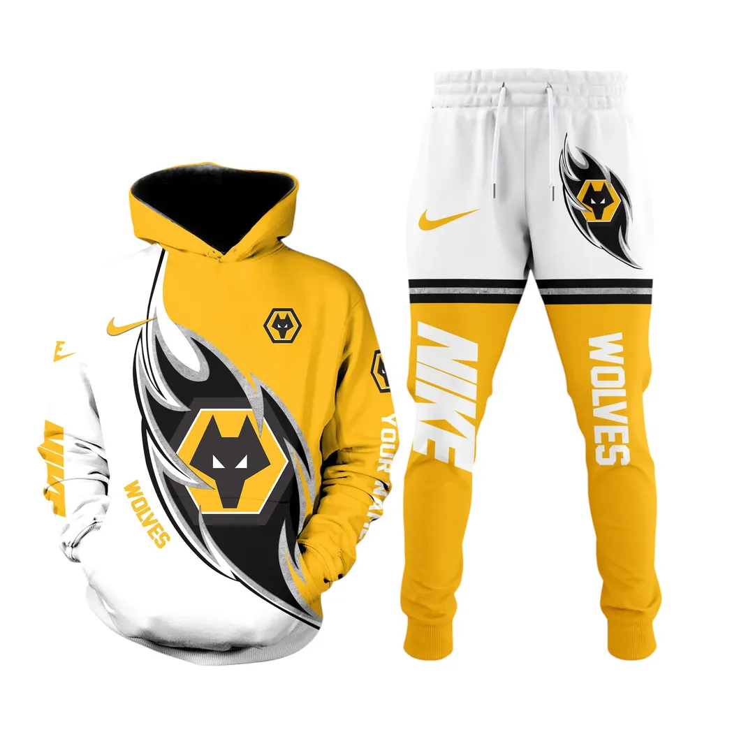 Wolverhampton Wanderers EPL Hoodie Sweatpants Set SPO0203006, Gift For Fan Wolverhampton Wanderers