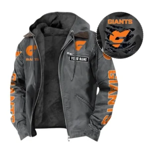 Gws Giants Hooded And Flannel Hoodie, All Over Print Hoodie For Gws Giants AFL105060925113 - Gray