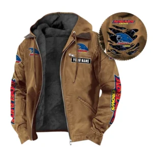 Adelaide Hooded And Flannel Hoodie, All Over Print Hoodie For Adelaide AFL105060925114 - Camel