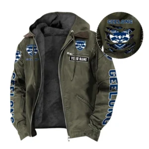 Geelong Hooded And Flannel Hoodie, All Over Print Hoodie For Geelong AFL105060925116 - Green