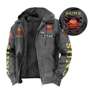 Gold Coast Suns Hooded And Flannel Hoodie, All Over Print Hoodie For Gold Coast Suns AFL105060925117 - Gray