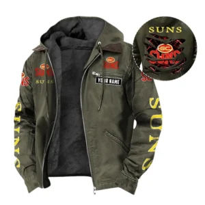 Gold Coast Suns Hooded And Flannel Hoodie, All Over Print Hoodie For Gold Coast Suns AFL105060925117 - Green