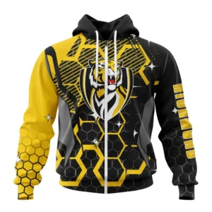 Richmond  AFL Zipper Hoodie 3D Print, All Over Print Zipper Hoodie AFL1080613896