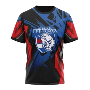 Western Bulldogs  AFL T-Shirt 3D Print, All Over Print T-Shirt AFL1080613897