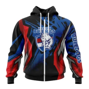 Western Bulldogs  AFL Zipper Hoodie 3D Print, All Over Print Zipper Hoodie AFL1080613897