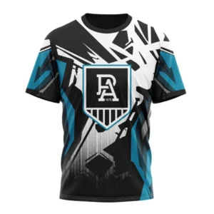 Port Adelaide  AFL T-Shirt 3D Print, All Over Print T-Shirt AFL1080613898