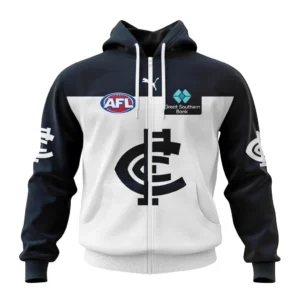 Carlton AFL Zipper Hoodie 3D Print, All Over Print Zipper Hoodie AFL1080613905