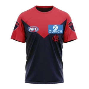 Melbourne AFL T-Shirt 3D Print, All Over Print T-Shirt AFL1080613913
