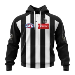 Collingwood AFL Zipper Hoodie 3D Print, All Over Print Zipper Hoodie AFL1080613920