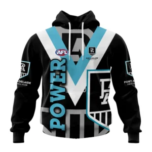 Port Adelaide AFL Hoodie 3D Print, All Over Print Hoodie AFL1080613929