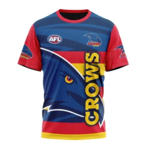 Adelaide Crows AFL T-Shirt 3D Print, All Over Print T-Shirt AFL1080613941