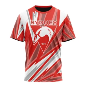 Sydney Swans AFL T-Shirt 3D Print, All Over Print T-Shirt AFL1080613944