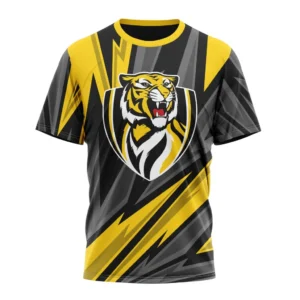 Richmond Tigers AFL T-Shirt 3D Print, All Over Print T-Shirt AFL1080613945