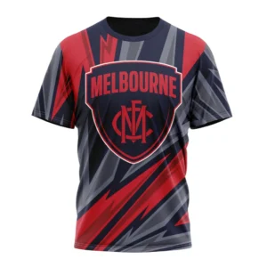 Melbourne AFL T-Shirt 3D Print, All Over Print T-Shirt AFL1080613948