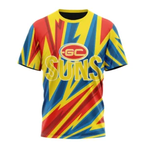 Gold Coast Suns AFL T-Shirt 3D Print, All Over Print T-Shirt AFL1080613951