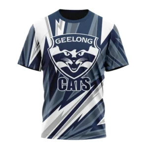 Geelong Cats AFL T-Shirt 3D Print, All Over Print T-Shirt AFL1080613952